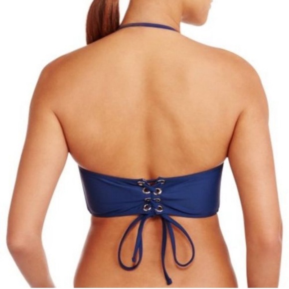 Marilyn Monroe Women's Colorblock Lace-Up Bustier - Picture 2 of 3